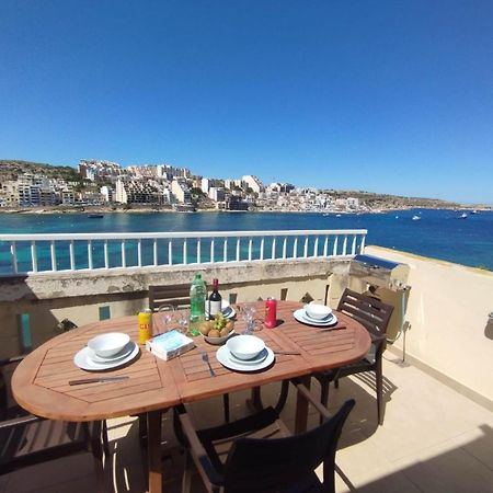 Appartement Blue Harbour Seafront Penthouse With Large Terrace With Panoramic Sea Views - By Getawaysmalta à San Pawl il-Baħar Extérieur photo