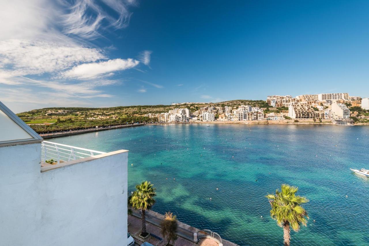 Appartement Blue Harbour Seafront Penthouse With Large Terrace With Panoramic Sea Views - By Getawaysmalta à San Pawl il-Baħar Extérieur photo