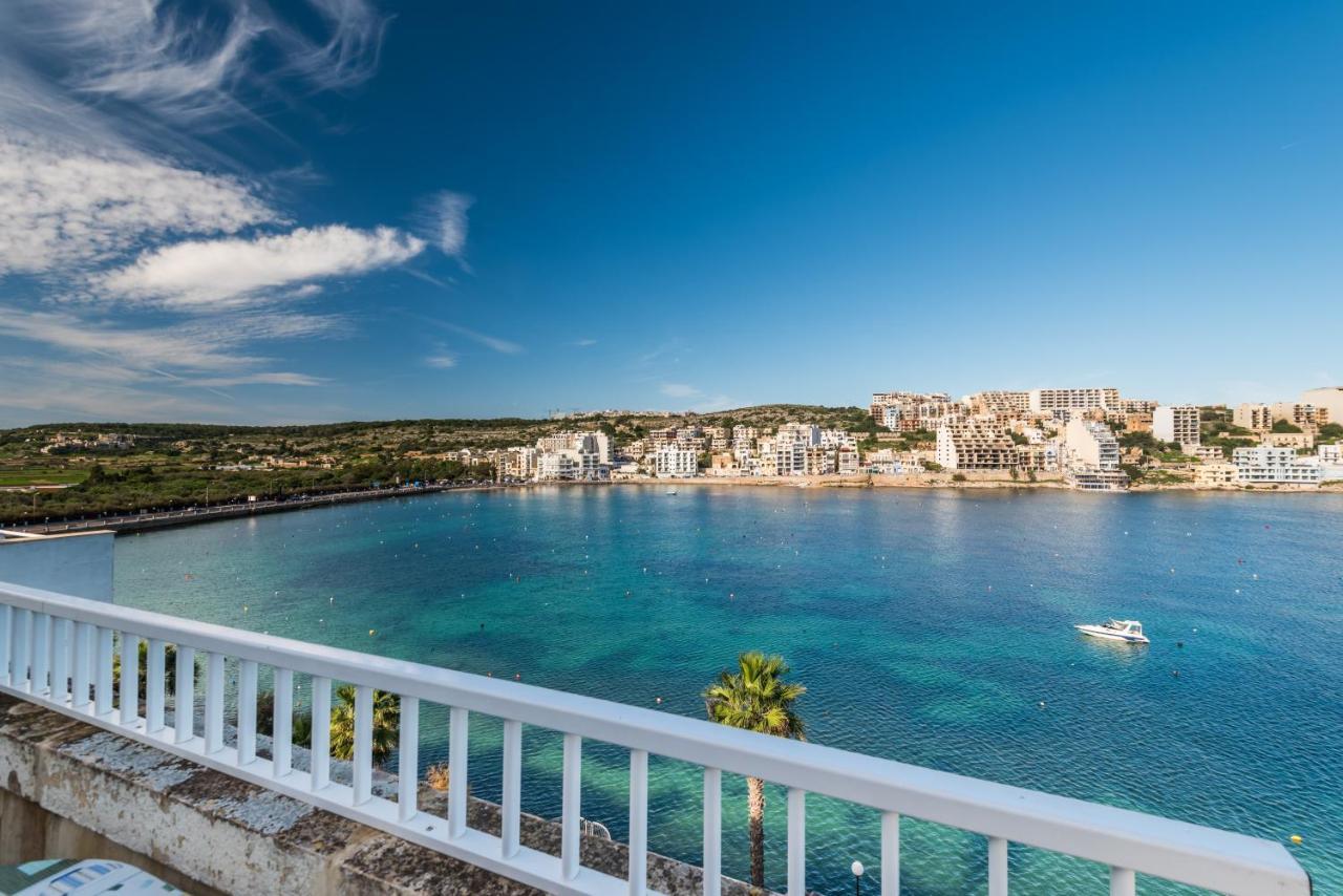 Appartement Blue Harbour Seafront Penthouse With Large Terrace With Panoramic Sea Views - By Getawaysmalta à San Pawl il-Baħar Extérieur photo